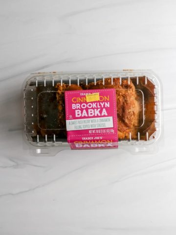 An open package of Trader Joe's Cinnamon Brooklyn Babka