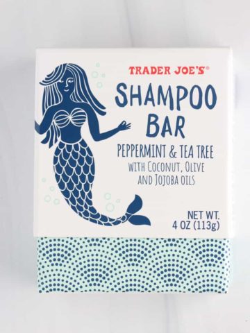 An unopened package of Trader Joe's Shampoo Bar