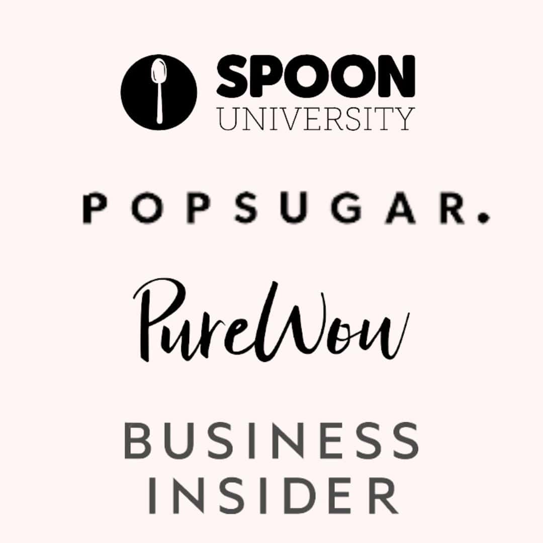 As seen in spoon university, pop sugar, pure wow, and business insider