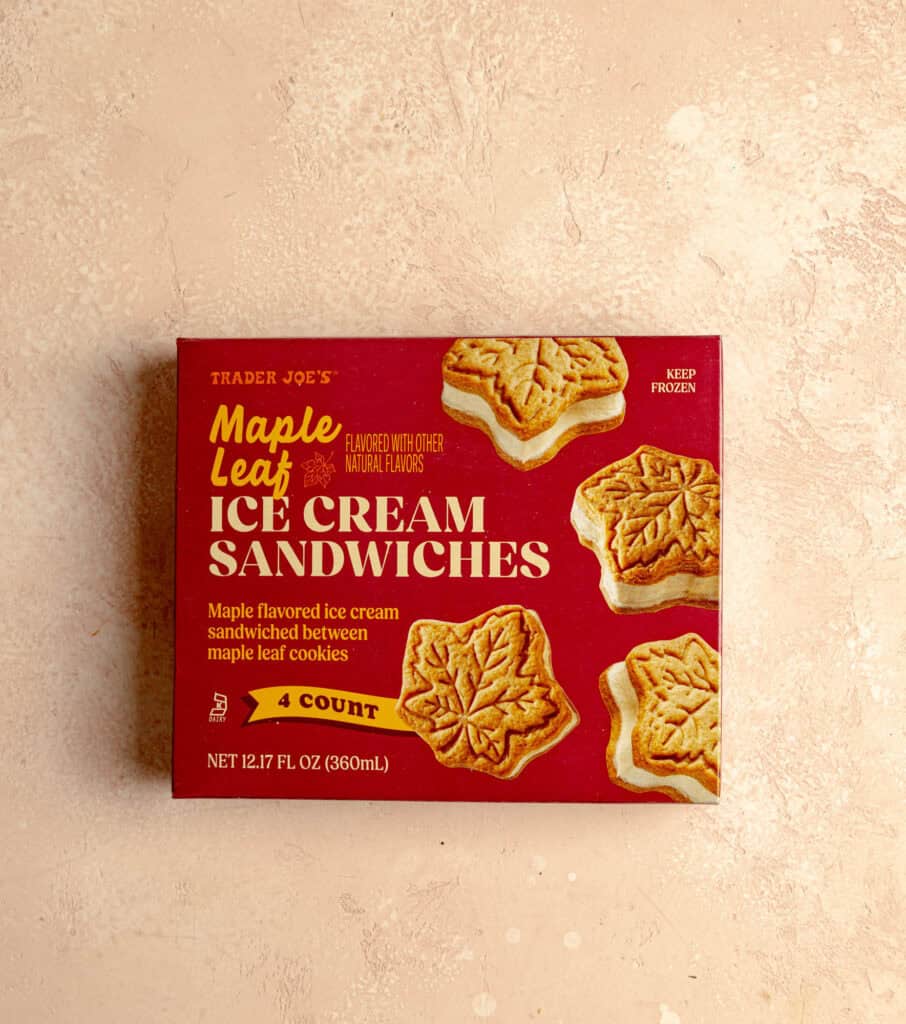 Trader Joe's Maple Leaf Ice Cream Sandwiches Review: A Sweet Leaf of ...