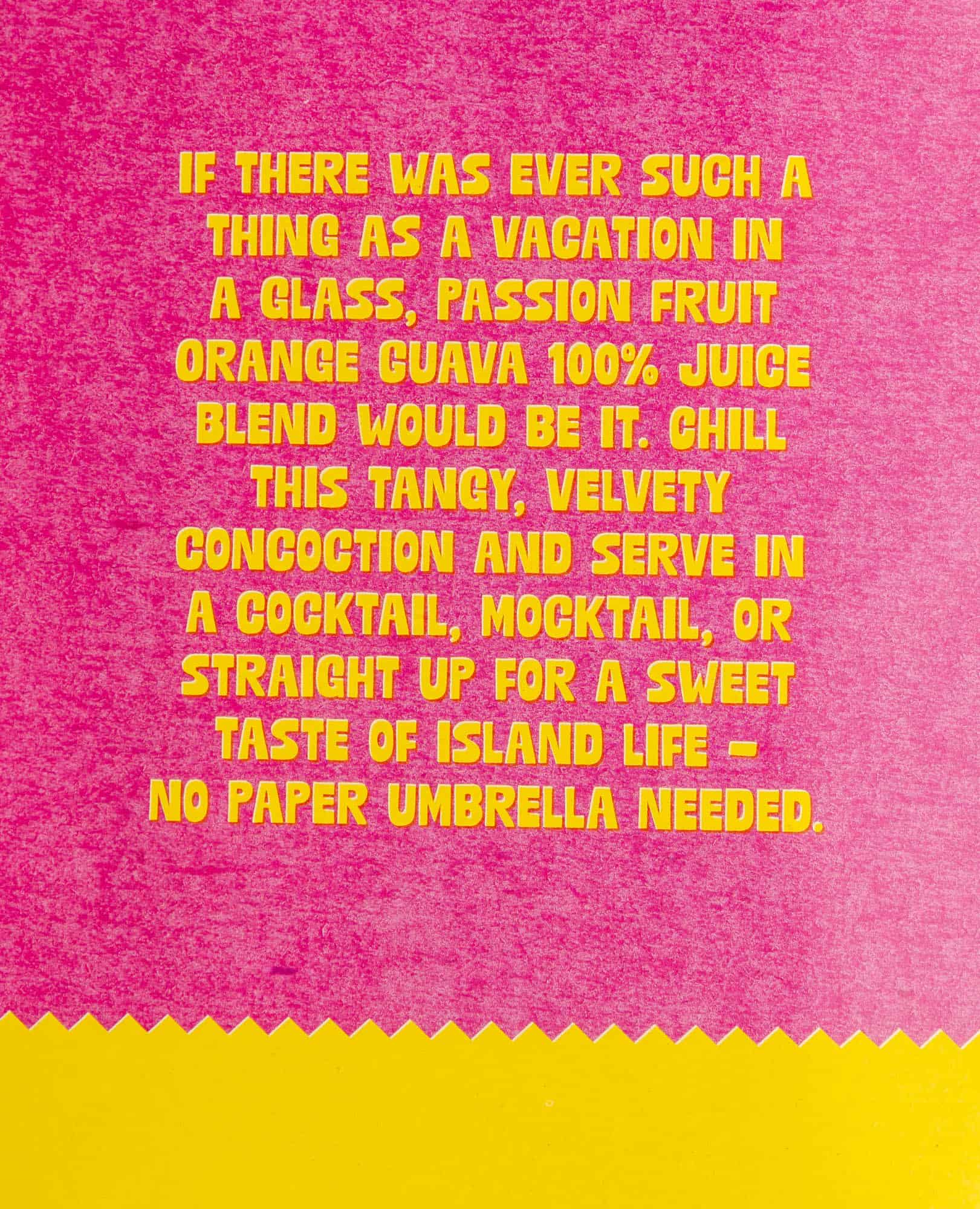 About Trader Joe's Passion Fruit Orange Guava Juice.