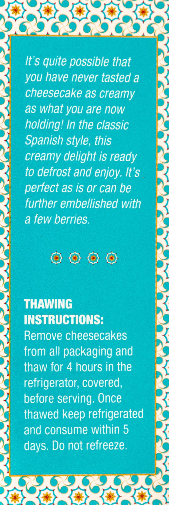 About Trader Joe's Basque Style Cheesecakes.